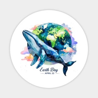 Earth Day - Restore-The Earth-Save-Ocean-Wildlife Magnet